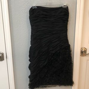 Adrianna Papell Evening Dress Size 8 Black